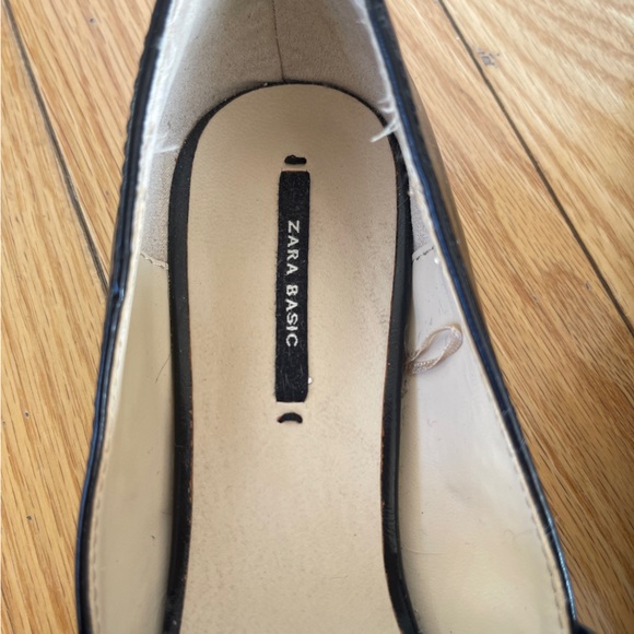 Zara black flats with bow - Picture 4 of 9